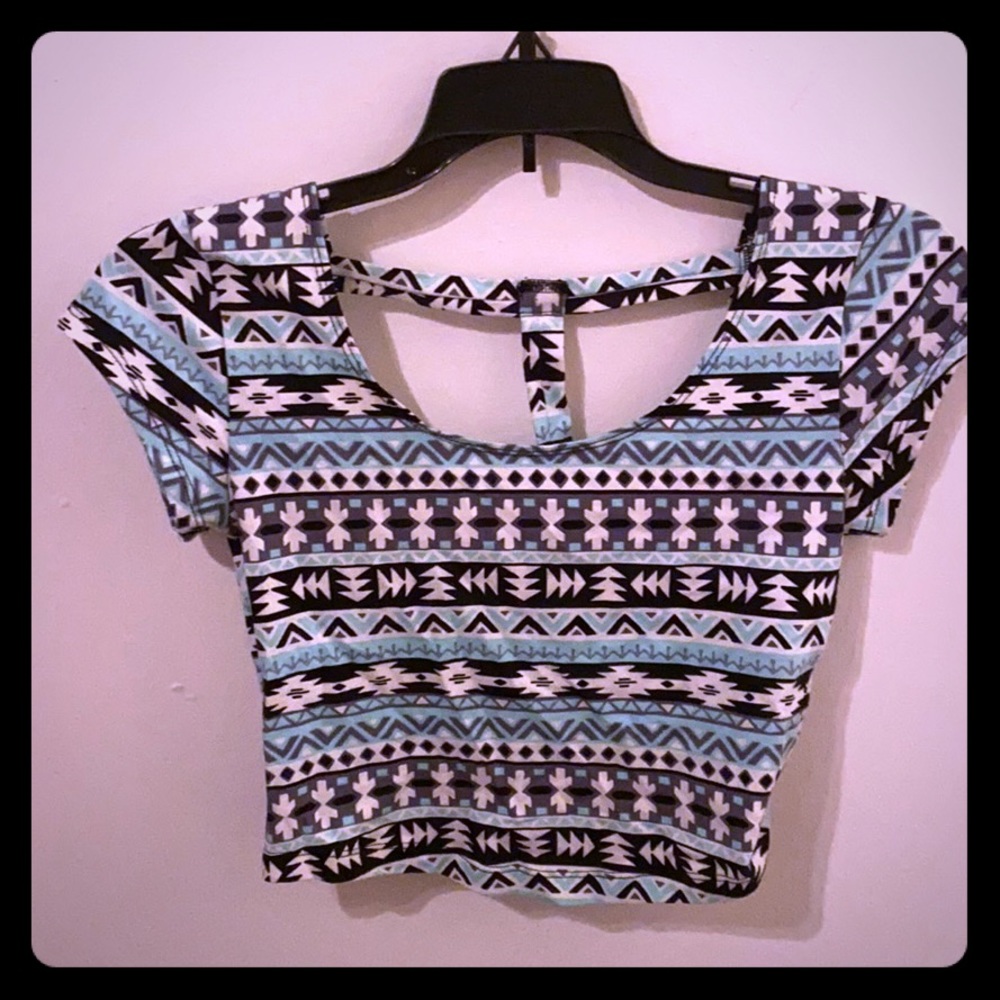 Aztec crop top